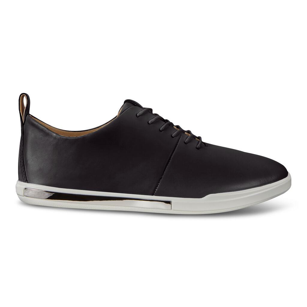 Ecco Simpil Ii Lightweight Womens Sneakers In Black Online - India BEV-531827